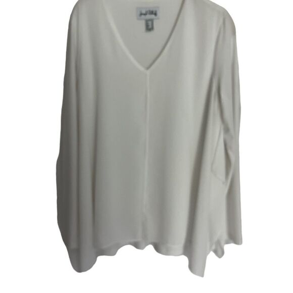 Joseph Ribkoff Split Front /Sides Sheer Size Overlay Gorgeous - Picture 8 of 12